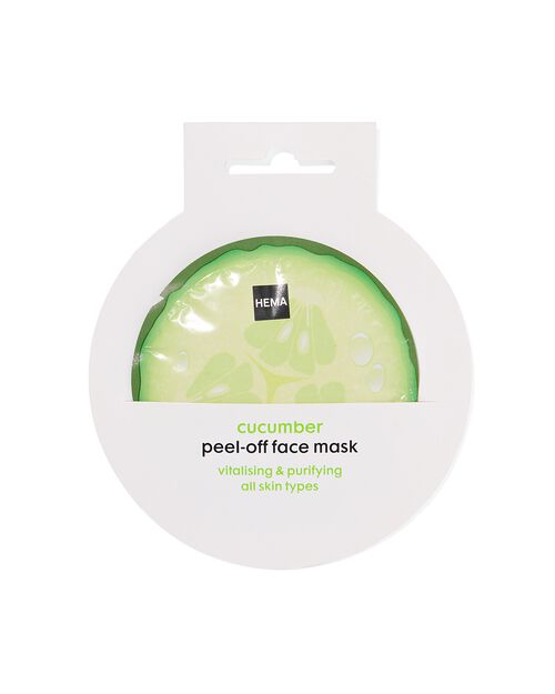 masque peel-off au concombre