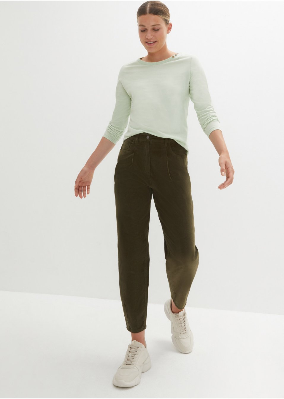 Pantalon en velours côtelé Barrel
