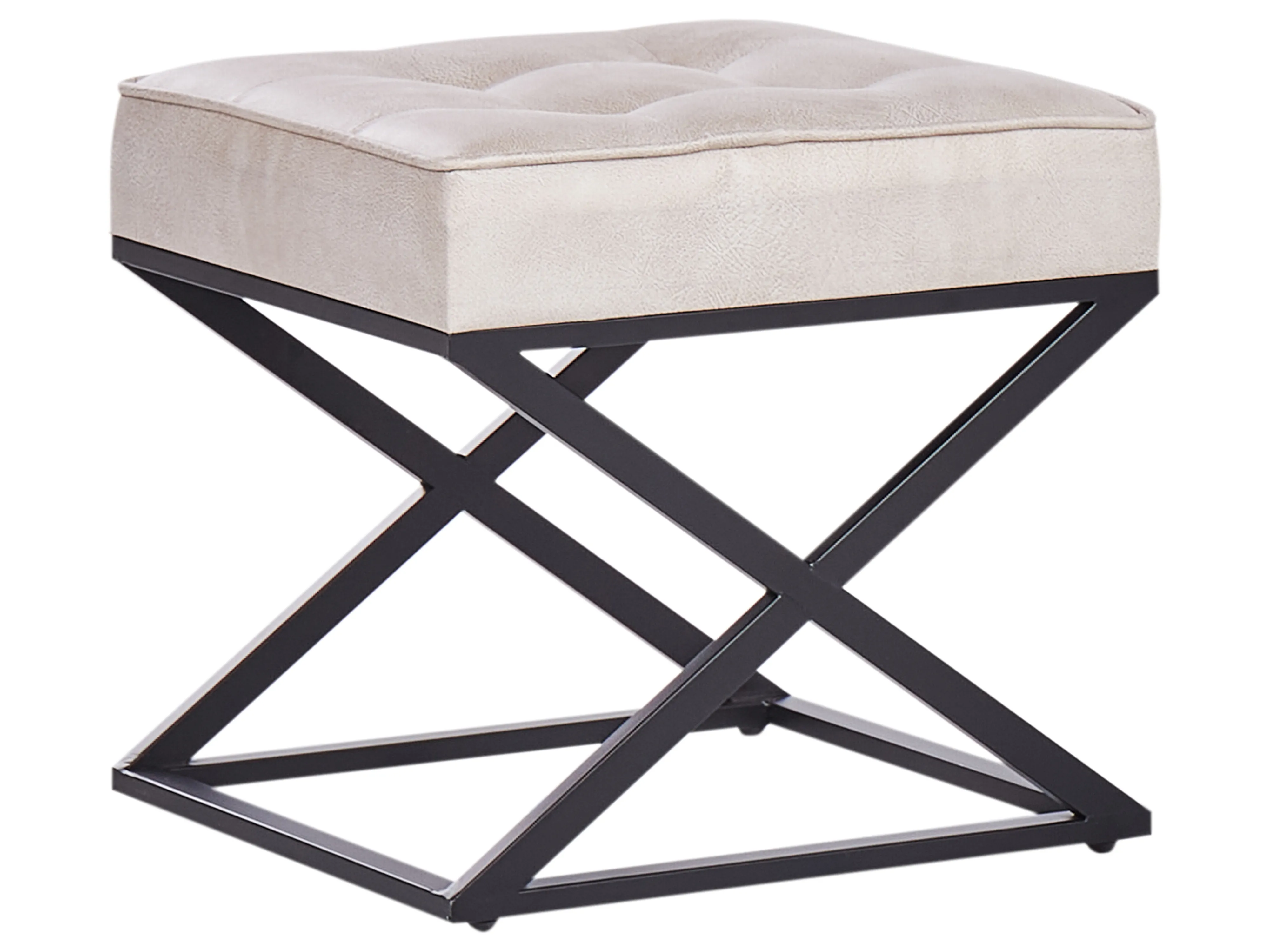 Hocker MURDO Kunstleer Beige