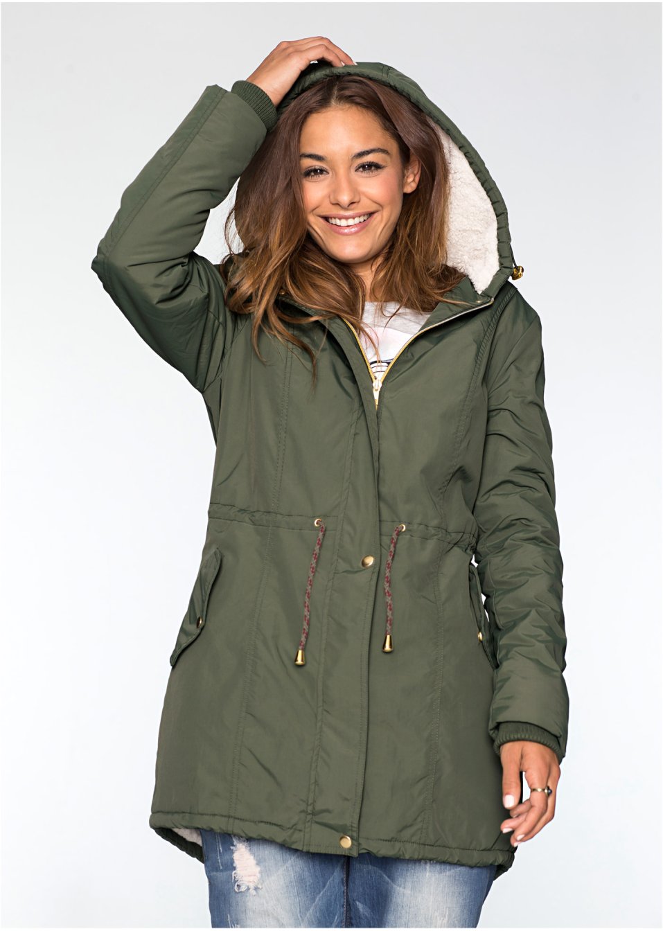 Parka avec polaire peluche