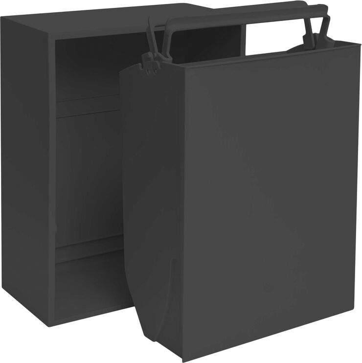 RECOLLECTOR Recycling box Black raven
