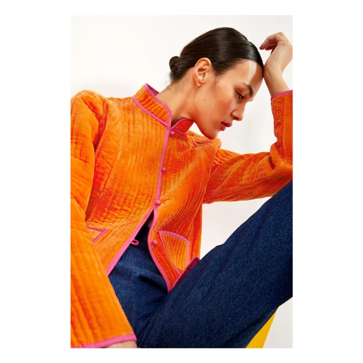 Maria de la Orden Veste Matelassée Fittonia | Orange