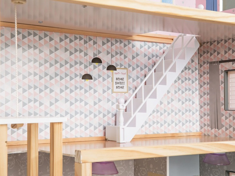 Houten poppenhuis