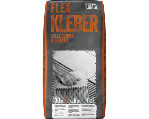 Lugato tegellijm flexibele lijm C2T 30 kg