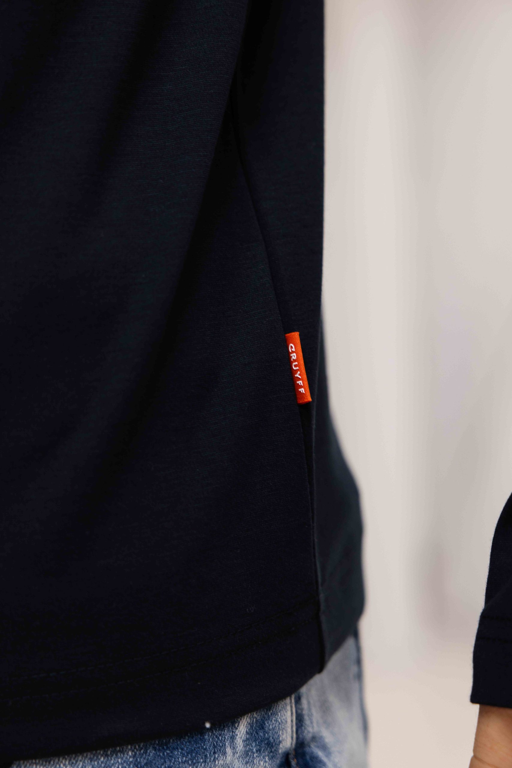 Cruyff Solido Lange Mouwen Polo Heren Zwart