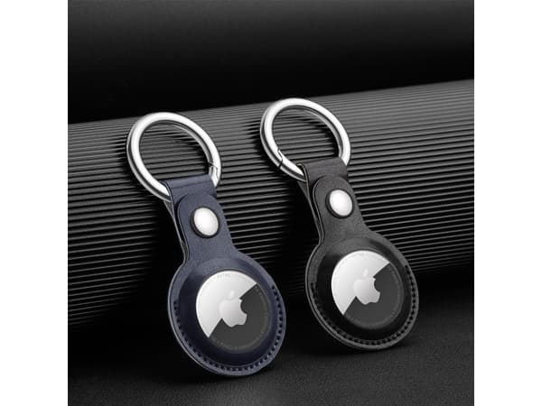 Dux Ducis Dux Ducis 4x silikonetui Nøkkelringanheng for Apple AirTag Locator (4 farger: svart, grønn, rosa, blå)