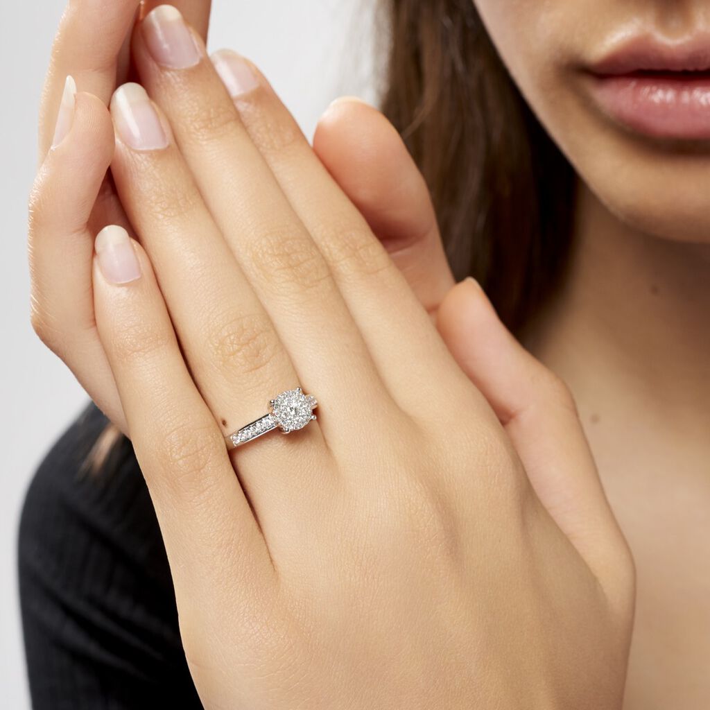 Bague Serena Or Blanc Diamant