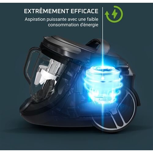Aspirateur sans sac Rowenta SILENCE FORCE CYCLONIC EFFITECH Modele Parquet RO7936EA