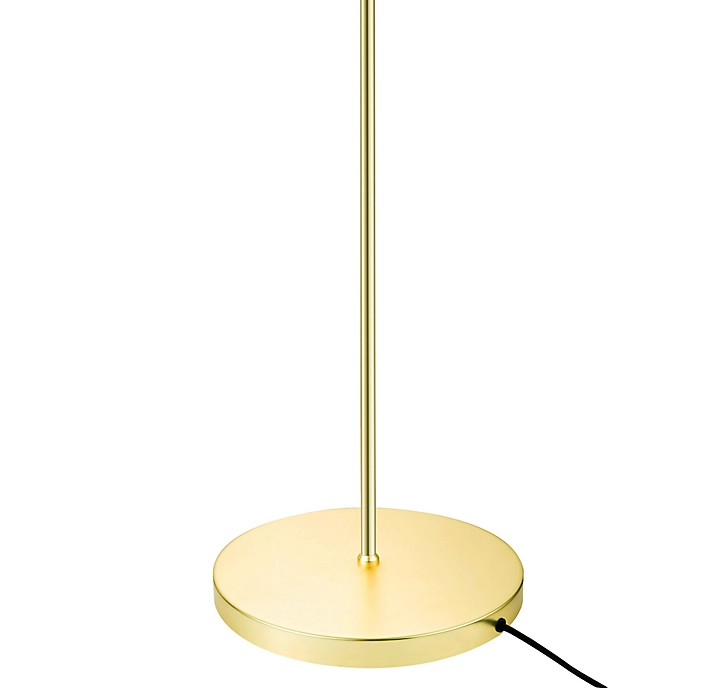 Lampadaire Baldaz 2 lumières GoodHome E14 laiton doré l.35,5 x H.14 cm