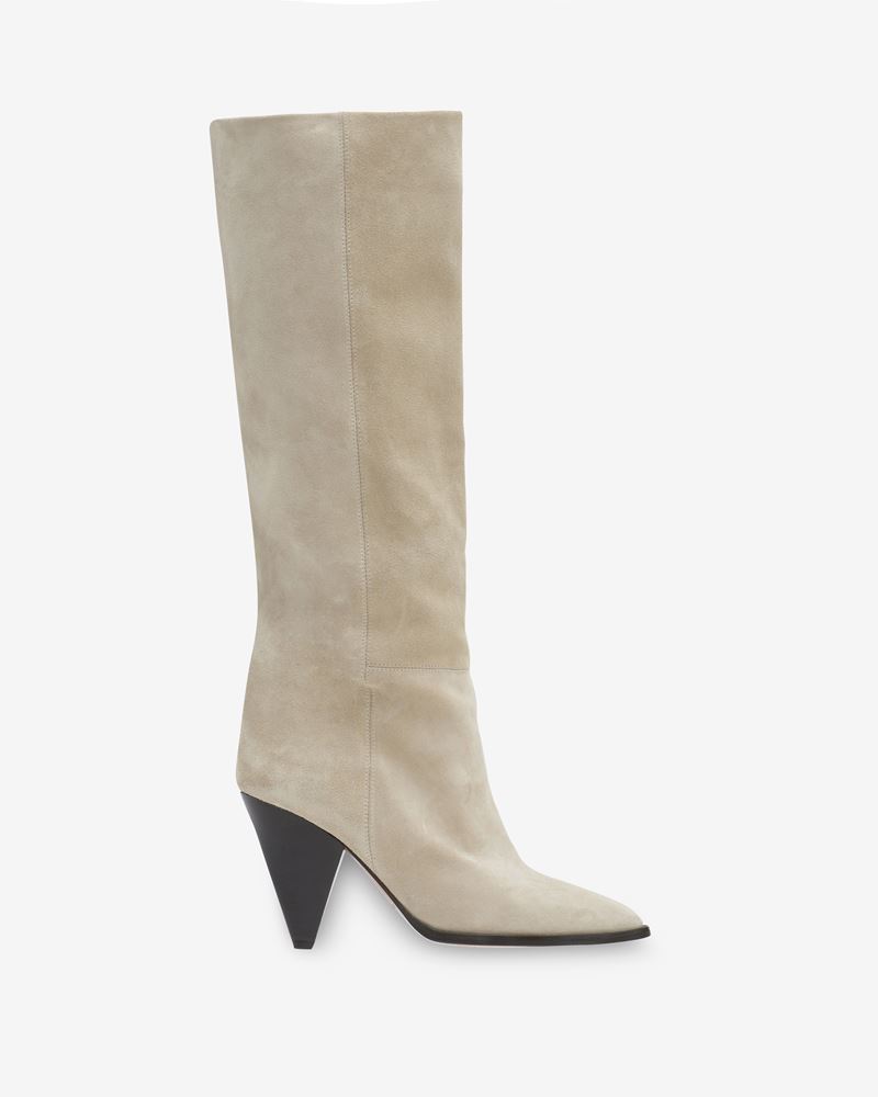 BOTTES EN CUIR VELOURS RIRIO