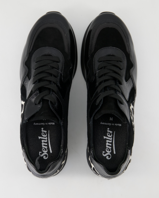 Semler Lilly Schnürschuhe in Schwarz