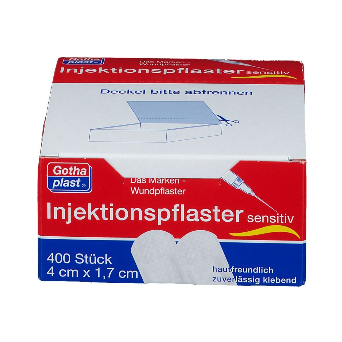 Gothplast® Injektionspflaster sensitiv 4 cm x 1,7 cm