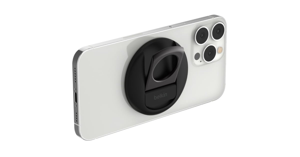 BelkiniPhone-houder met MagSafe voor Mac-laptops smartphonehouder  (Zwart)