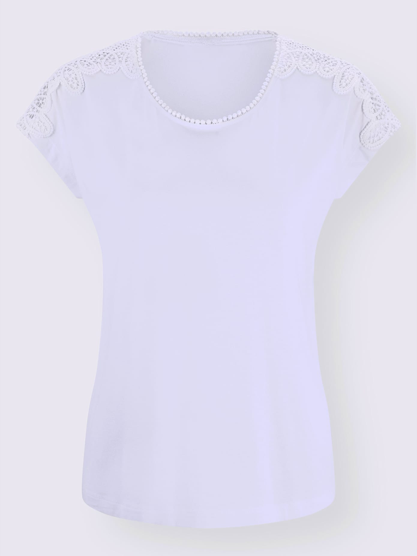 T-shirt en dentelle viscose