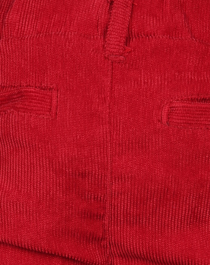 Cord-Hose WINTER gefüttert in rot