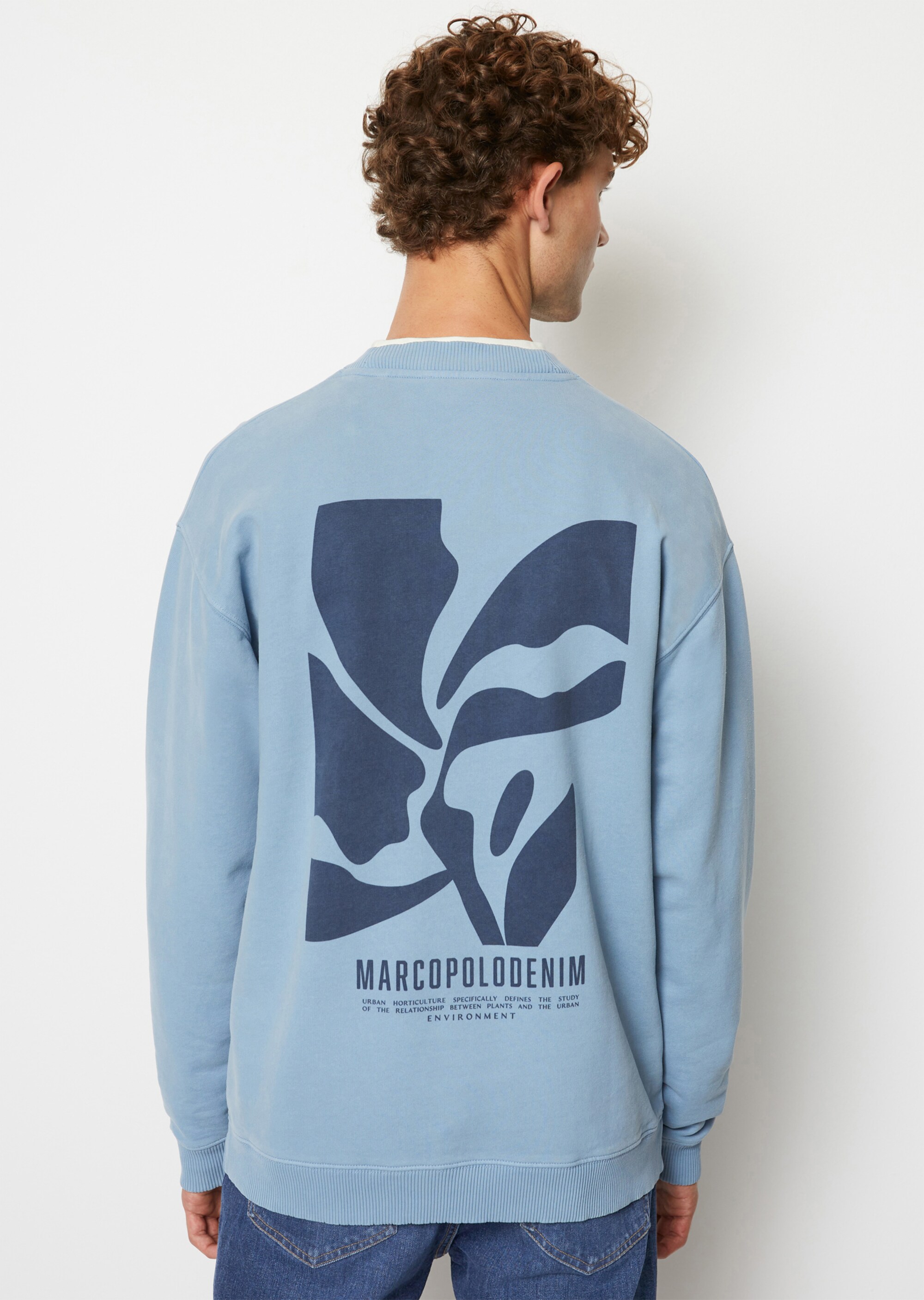 Sweatshirt relaxed mit Front- und Back-Print