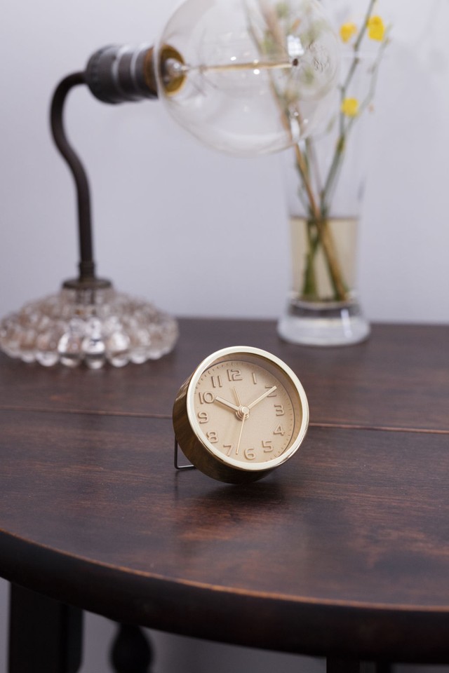 Gold and Copper Alarm Clocks (AC10-A-EU) assorted