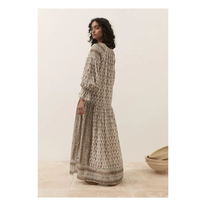 Boteh Robe Maxi Beso | Blanc