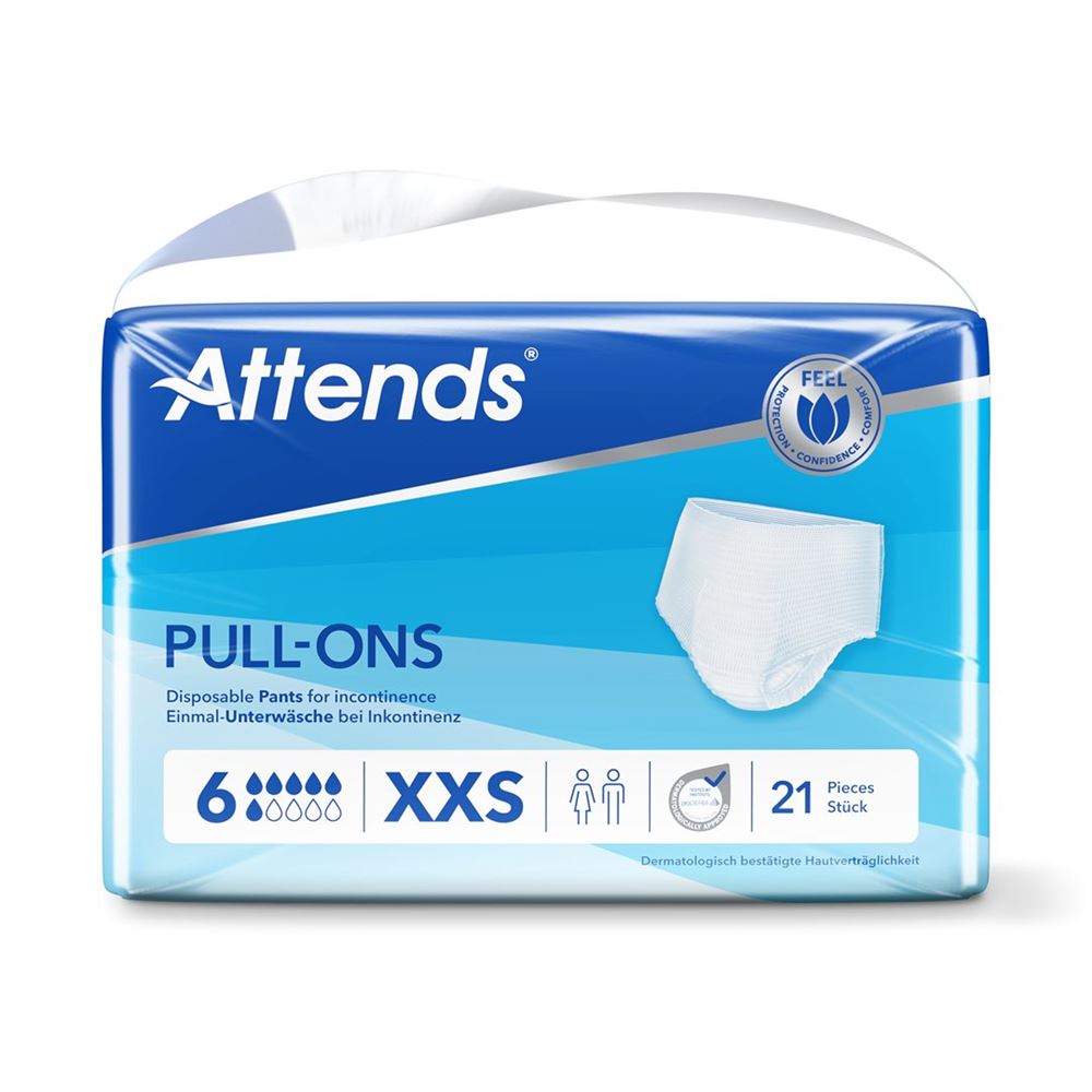 Attends Pull Ons 6<br>21 Stück, Beutel, XXS