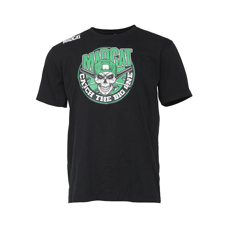 Tee Shirt Manches Courtes Homme Madcat Skull T-Shirt - Black