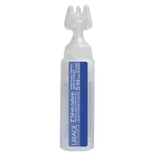Uriage Baby 1st Natural Serum - Pacote com 3 frascos de 15 doses individuais cada