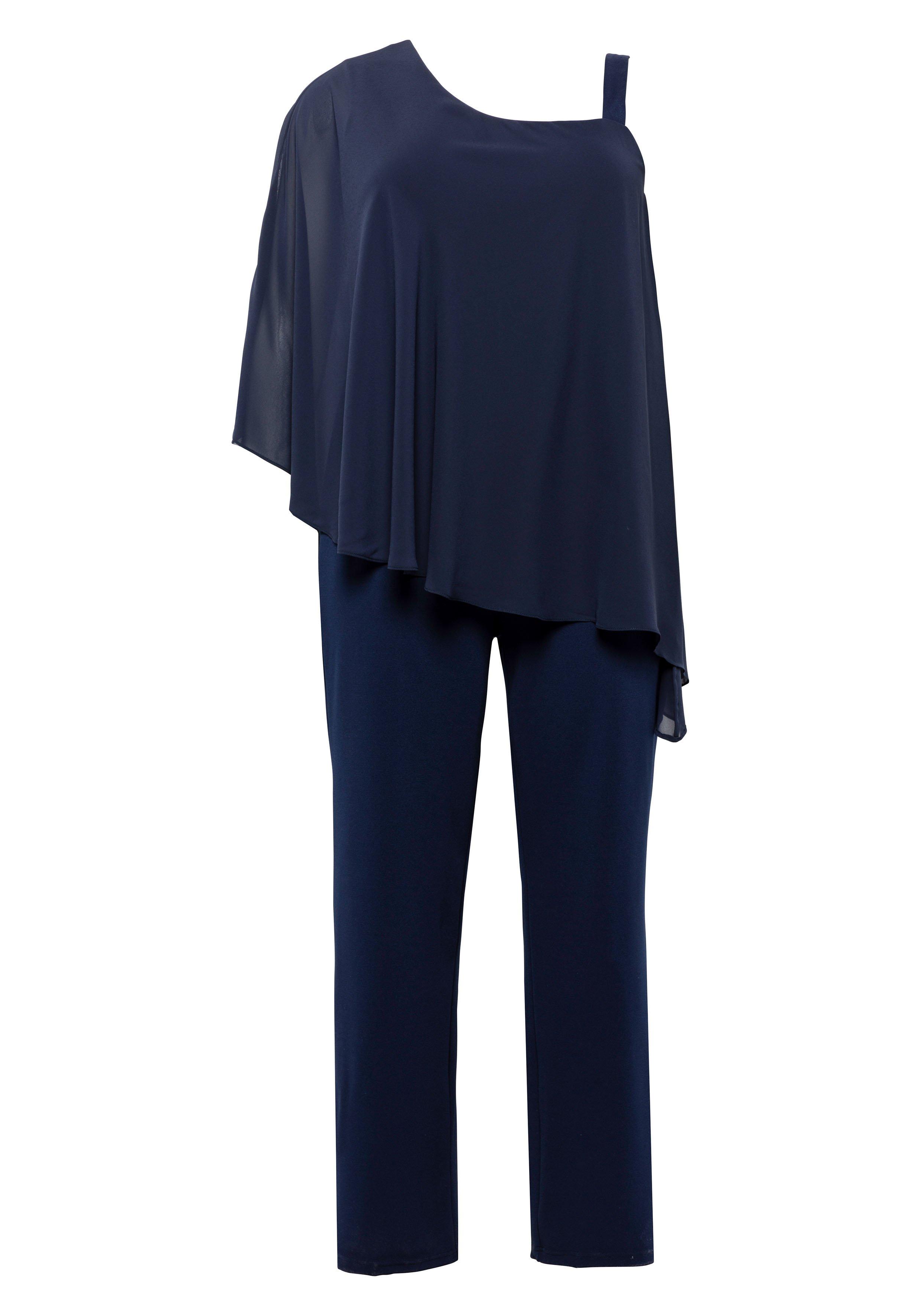 Overall im Lagenlook mit Fledermausärmel