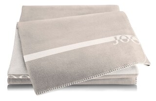 JOOP! Wohndecke LOGO-STR. 150 x 200 cm hellgrau/beige