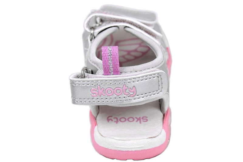 SKOOTY SØLV SANDAL MED LYS