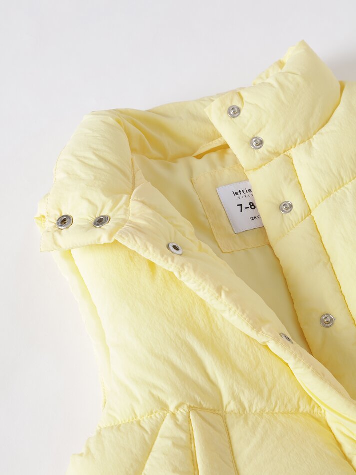 Colete acolchoado - Amarelo claro