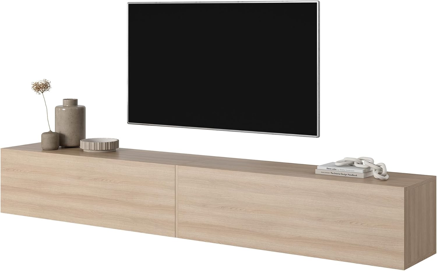 Selsey TV Schrank 200 cm Eiche Bisira | Fernsehschrank, Sideboard, Board, Fernsehtisch, Hängend