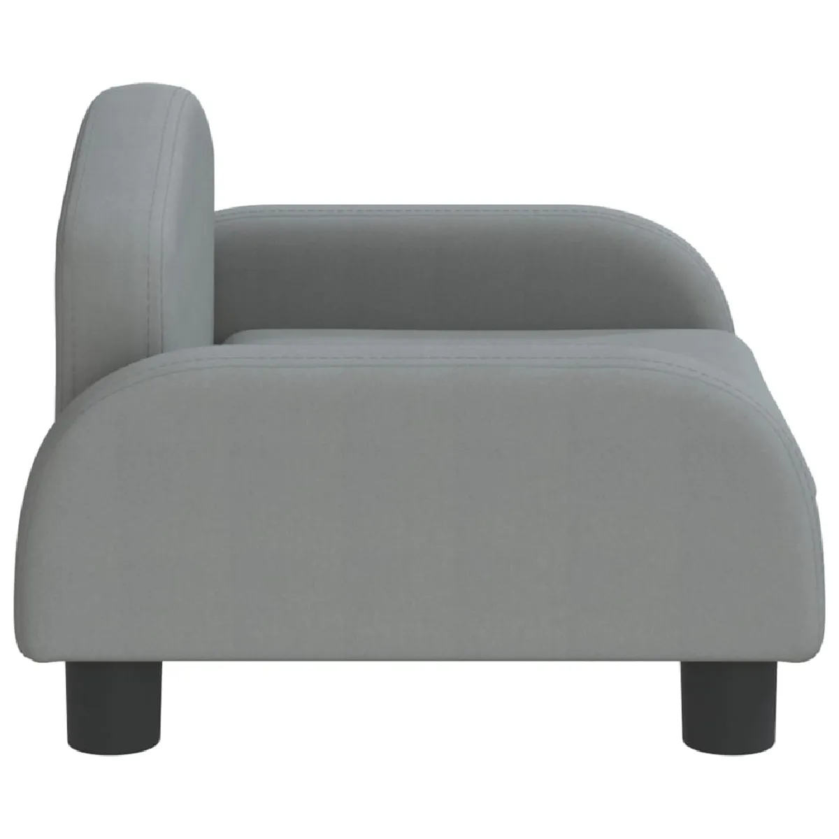 vidaXL Canapé enfant Gris clair 50x40x30 cm
