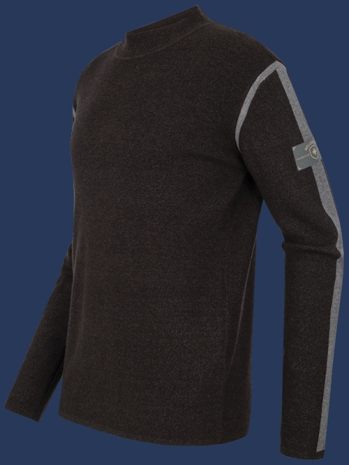 Herren Pullover 011 KoNitH, Anthracite/Ashgrey