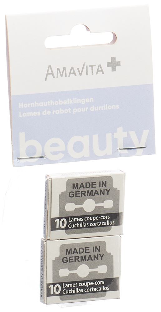 Amavita Beauty Hornhauthobelklingen 10 Stk