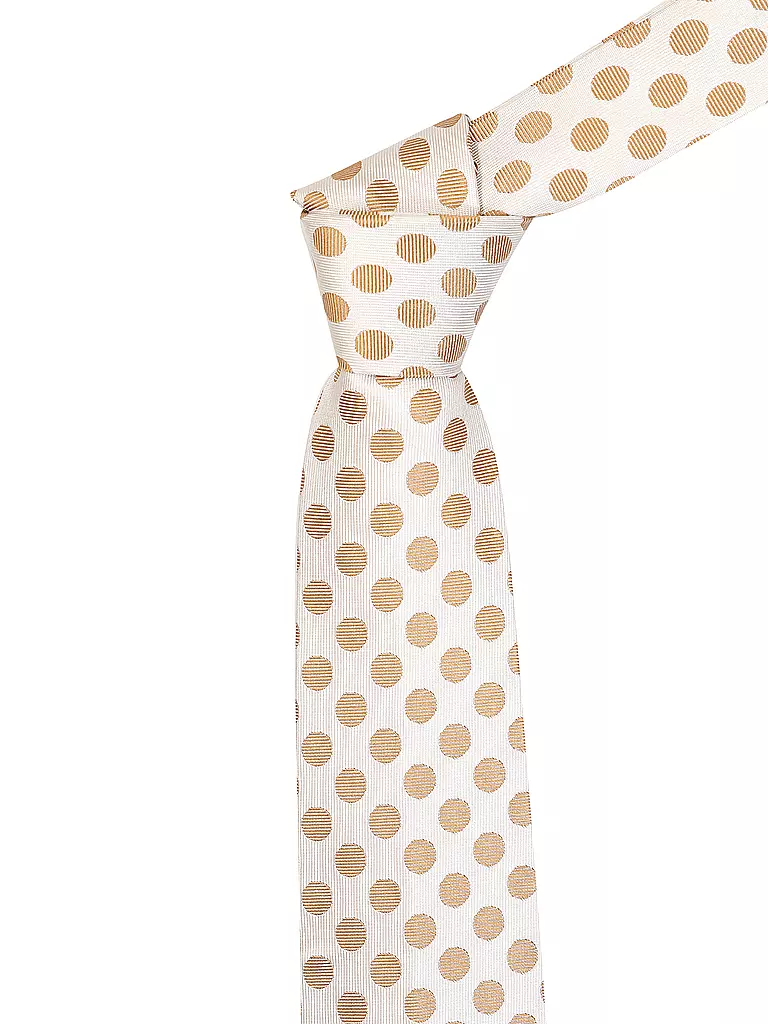 BOSS Krawatte beige
