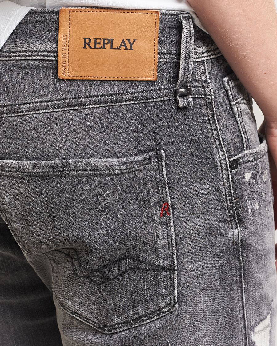 Replay Anbass 10 Years Wash Jeans Dark Grey