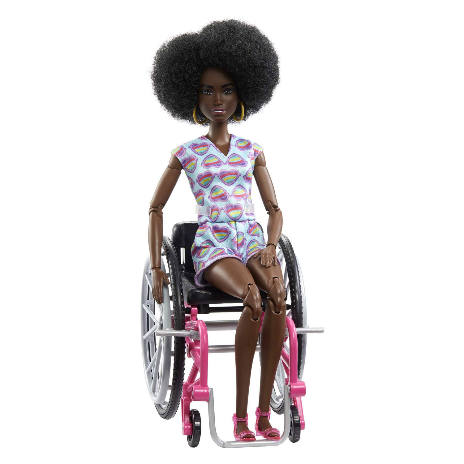 Barbie Fashionistas Modepop in Rolstoel
