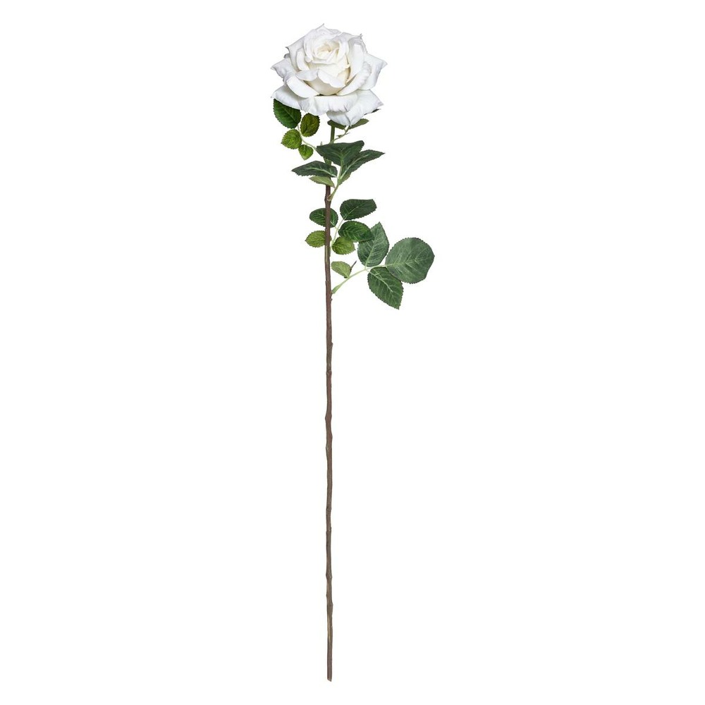 Fleur artificielle tige de rose velours h 83 cm