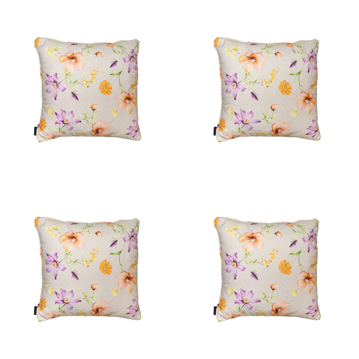 Madison Florina purple Sierkussen - Set van 4