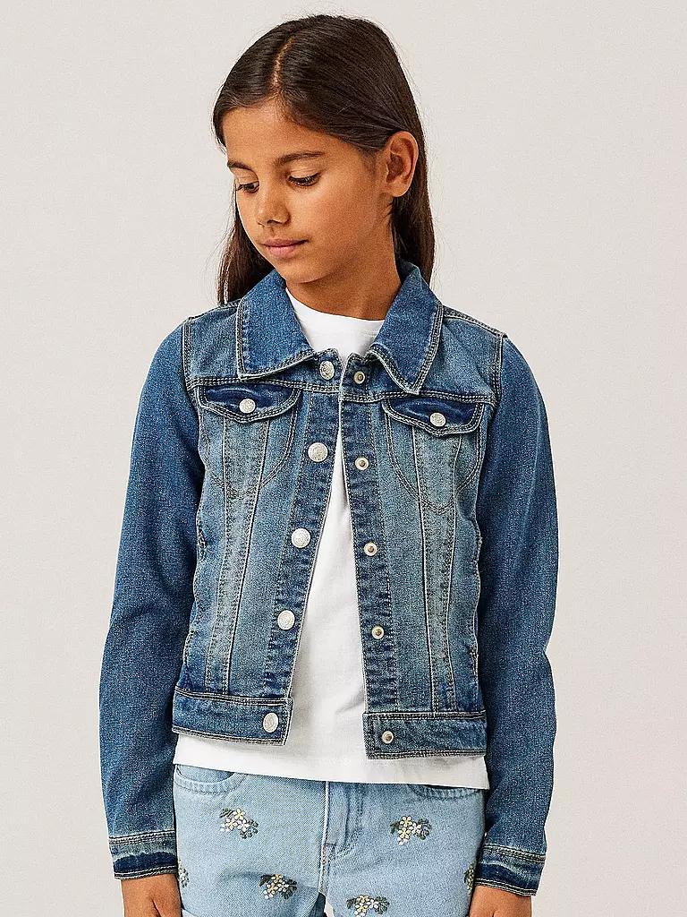 NAME IT Mädchen Jeansjacke  NKFSTAR blau