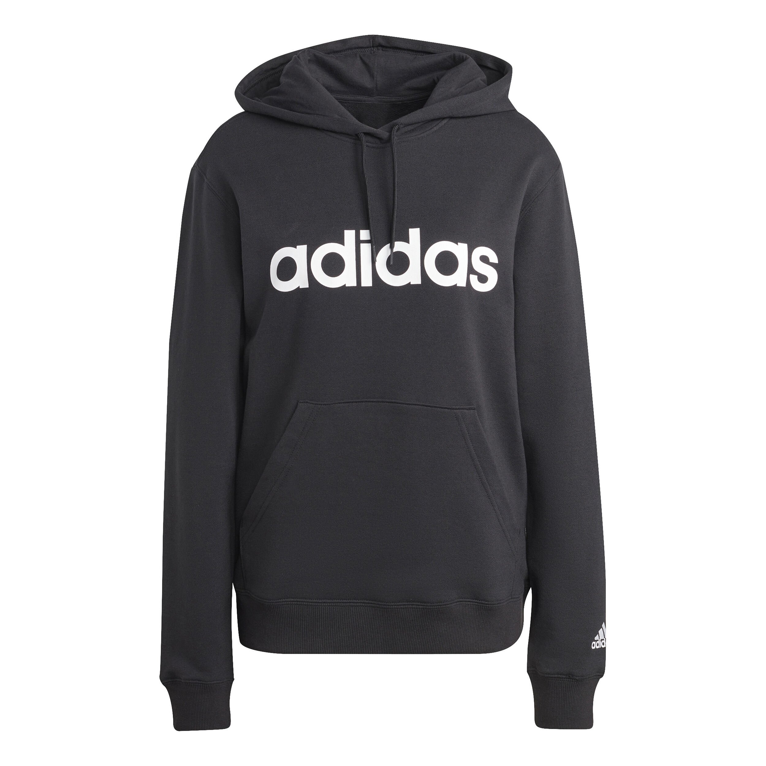 adidas Essentials Linear Sweat À Capuche Femmes - Noir , Blanc