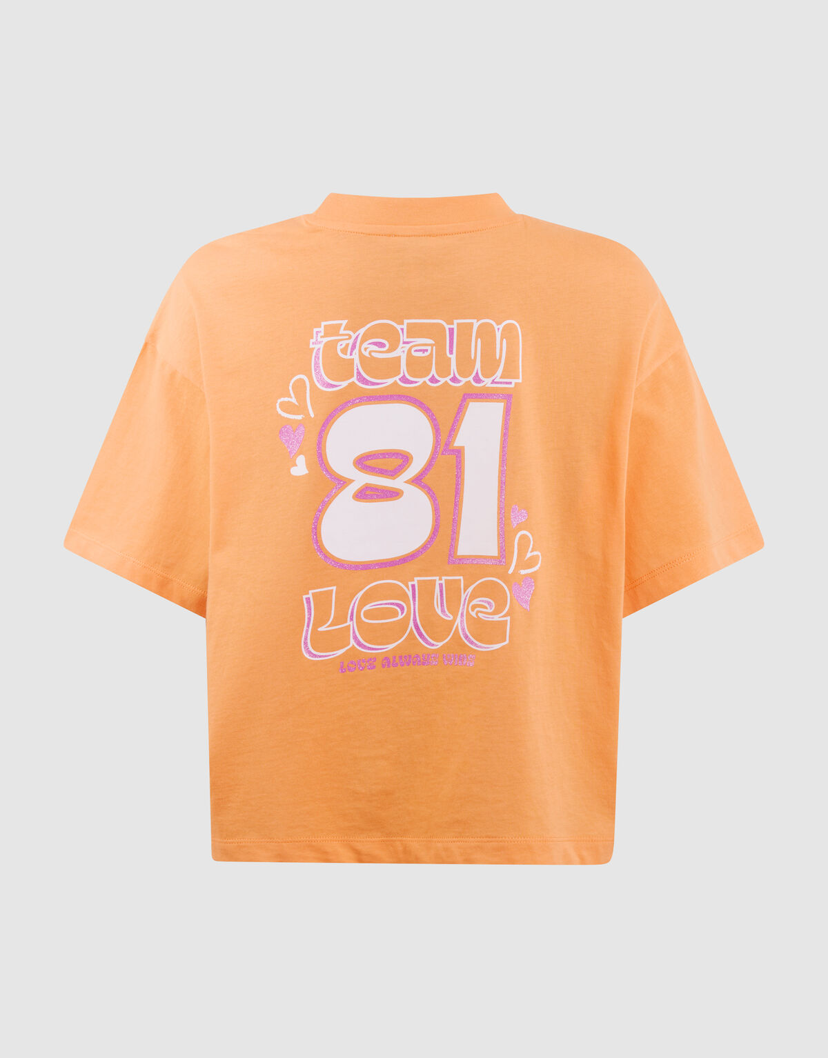 Team Love Artwork T-shirt Oranje