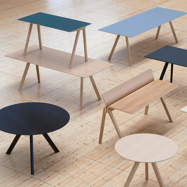 HAY - Copenhague CPH10 2.0 Tisch, 160 x 80 cm, Eiche lackiert