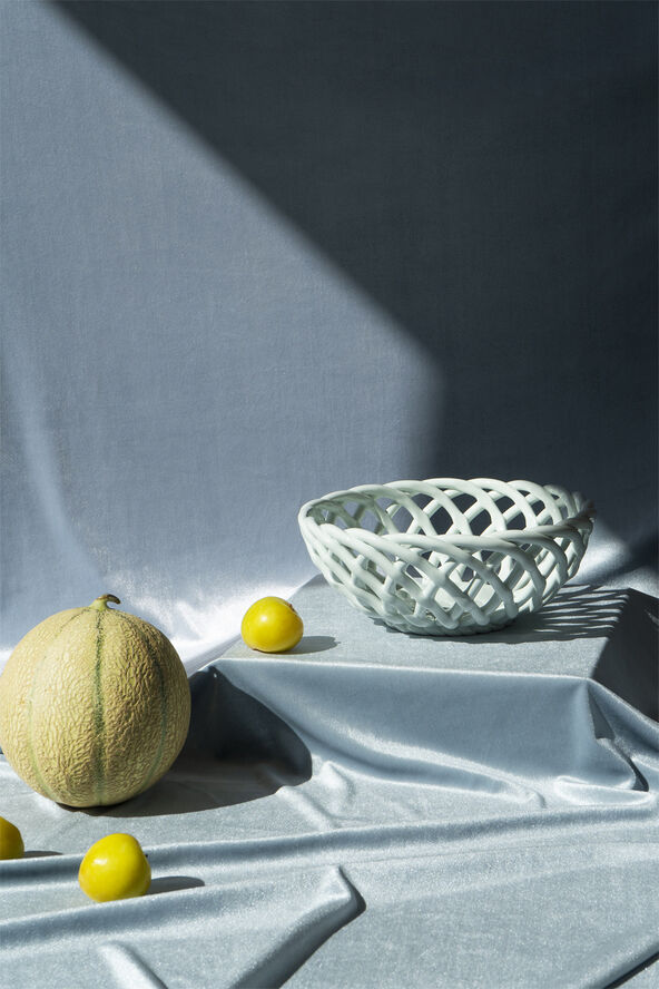OCTAEVO CERAMIC BASKET LARGE LIGHT MINT Light mint