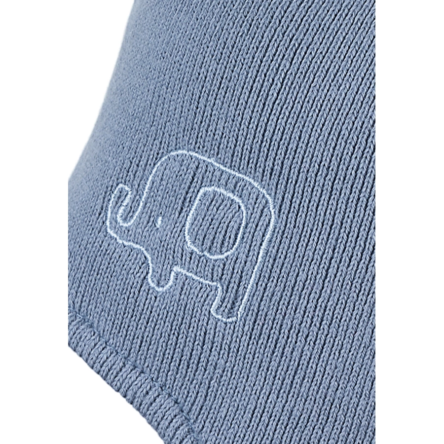 Sterntaler Strickmütze Elefant blau