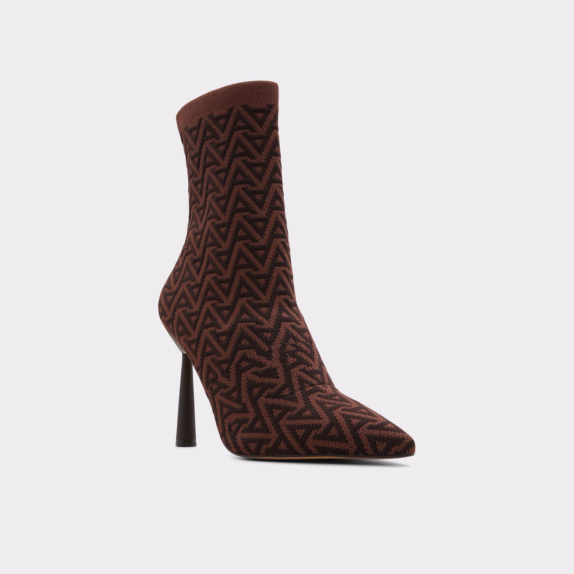 Varsavas Black Textile Knit Women Sock boots
