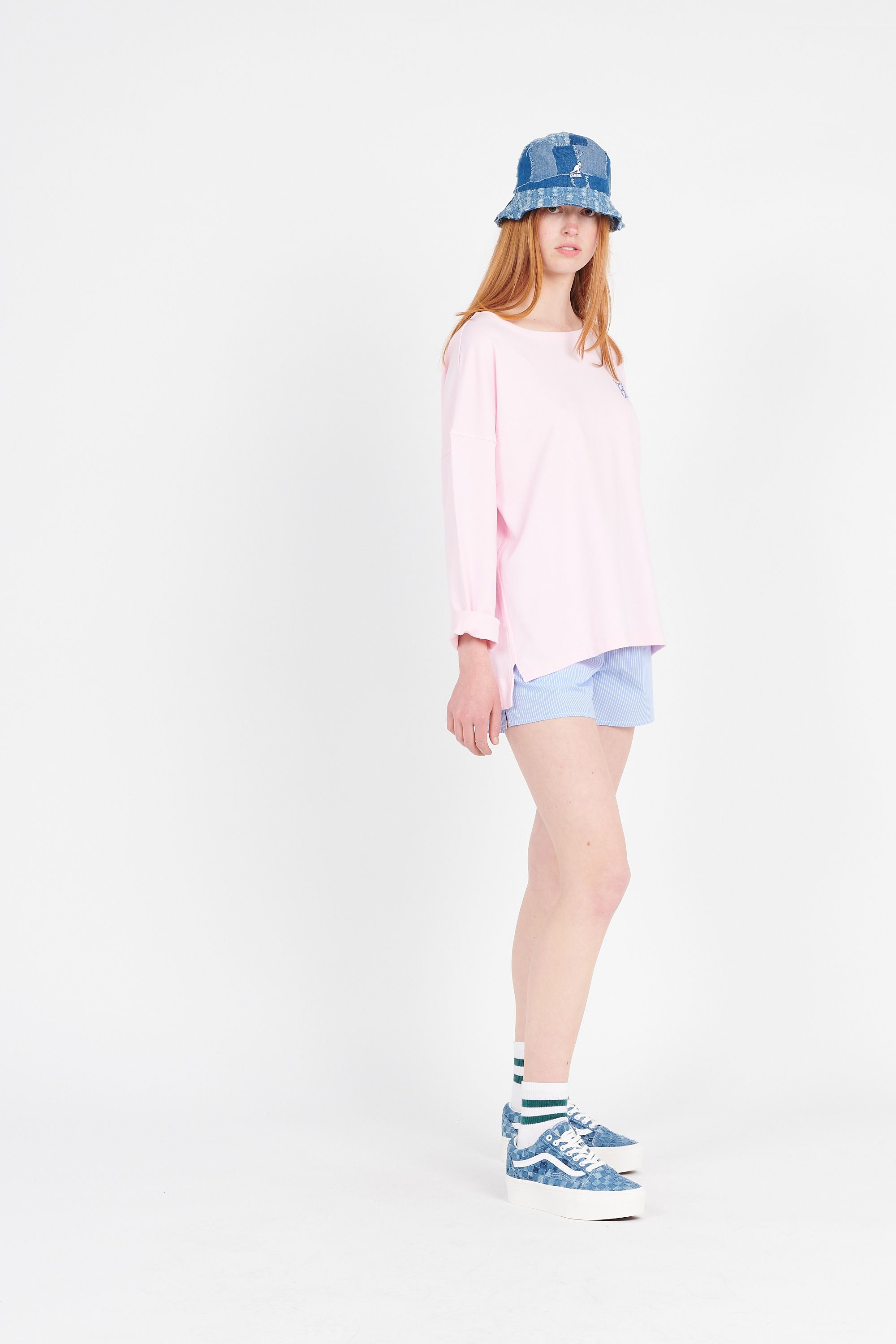 MAISON LABICHE Sweat en Coton biologique JOSSEY CRAZY SEXY COOL Rose
