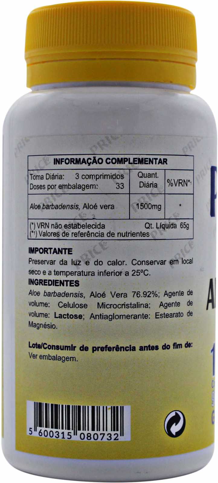 Fharmonat Aloe Vera 1500 90 Comprimidos