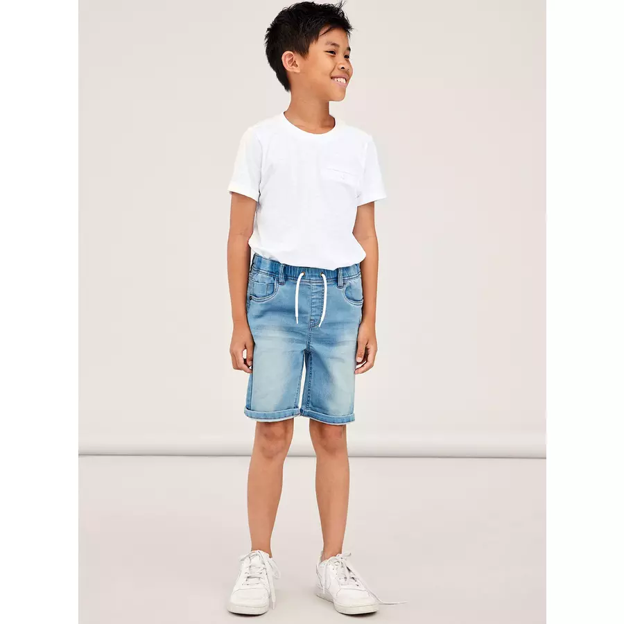 name it Jeansshorts Nkmryan Light Blue Denim
