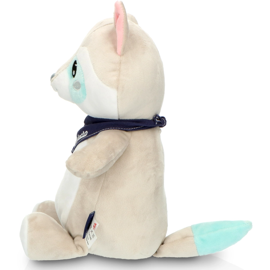 Alecto® Plüschtier mit beruhigenden Geräuschen und Nachtlicht, Waschbär
