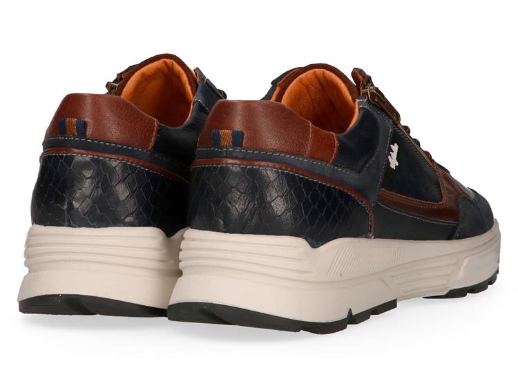 Australian Footwear Connery Leather Blue Brown